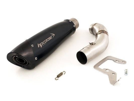 HP CORSE Ducati Hypermotard 1100 Slip-on Exhaust "Evoxtreme 310 Black" (EU homologated) – Accessories in the 2WheelsHero Motorcycle Aftermarket Accessories and Parts Online Shop