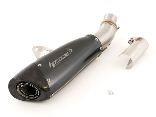 HP CORSE Ducati Monster 797 Slip-on Exhaust "Evoxtreme 260 Black Short" (racing only) – Accessories in the 2WheelsHero Motorcycle Aftermarket Accessories and Parts Online Shop