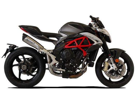 HP CORSE MV Agusta Brutale / Dragster 800 (16/18) Slip-on Exhaust "Evoxtreme 310 Satin" (racing) – Accessories in the 2WheelsHero Motorcycle Aftermarket Accessories and Parts Online Shop