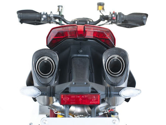 HP CORSE Ducati Hypermotard 950 Slip-on Exhaust "Evoxtreme 260 Satin" (EU homologated) – Accessories in the 2WheelsHero Motorcycle Aftermarket Accessories and Parts Online Shop