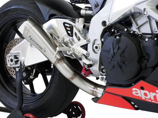 HP CORSE Aprilia RSV4 (19/20) Slip-on Exhaust "Hydroform Short Satin" (racing) – Accessories in the 2WheelsHero Motorcycle Aftermarket Accessories and Parts Online Shop
