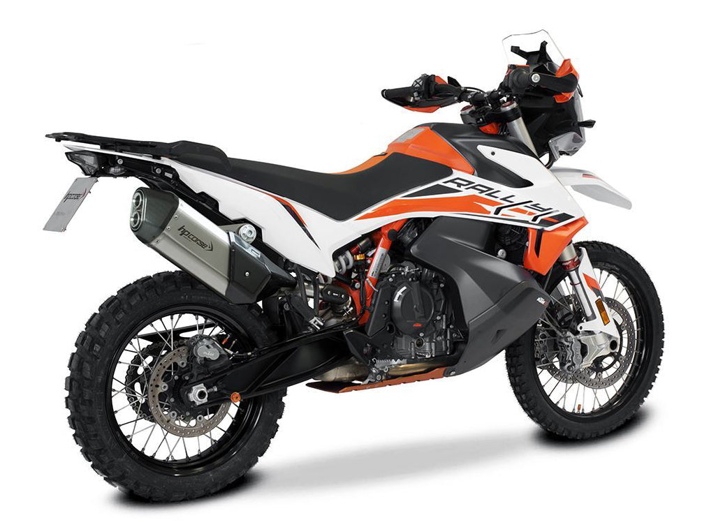 HP CORSE KTM 890 Adventure (2021+) Slip-on Exhaust "SPS Carbon Short Titanium" (Euro 5) – Accessories in the 2WheelsHero Motorcycle Aftermarket Accessories and Parts Online Shop