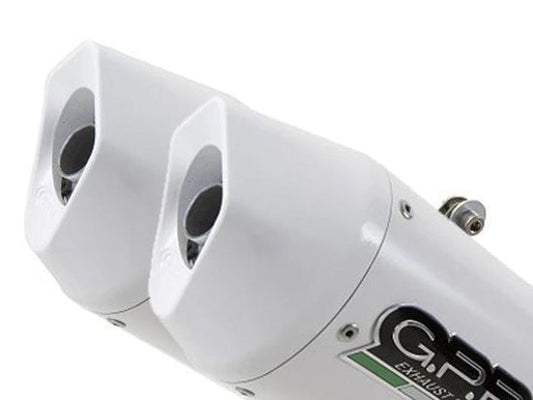 GPR Ducati Monster 1100 Dual Slip-on Exhaust "Albus Ceramic" (EU homologated) – Accessories in the 2WheelsHero Motorcycle Aftermarket Accessories and Parts Online Shop