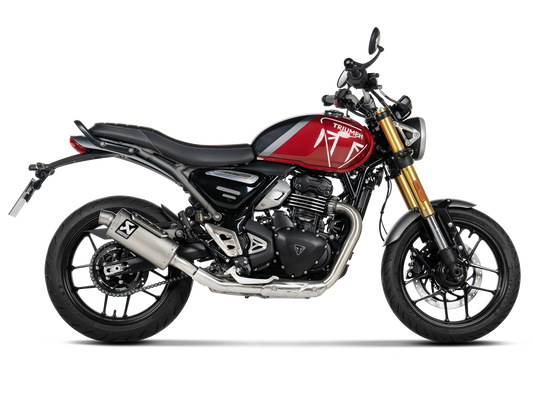 AKRAPOVIC S-T4SO1-HDT Triumph Speed 400 (2024+) Slip-On Exhaust (titanium) – Accessories in the 2WheelsHero Motorcycle Aftermarket Accessories and Parts Online Shop