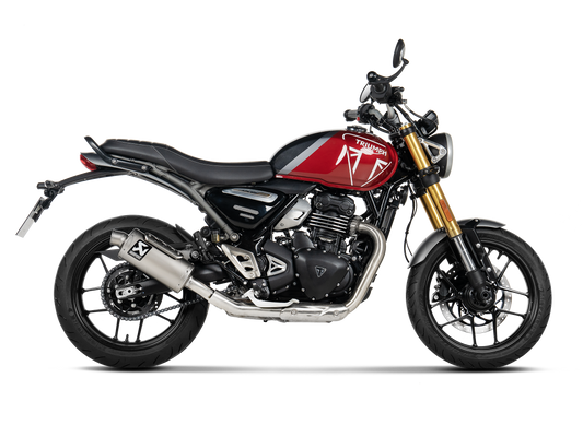 AKRAPOVIC S-T4SO1-HDT Triumph Speed 400 (2024+) Slip-On Exhaust (titanium) – Accessories in the 2WheelsHero Motorcycle Aftermarket Accessories and Parts Online Shop