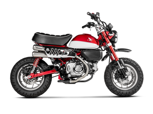 AKRAPOVIC S-H125SO5-FFT Honda Monkey (2025+) Slip-On Exhaust (titanium) – Accessories in the 2WheelsHero Motorcycle Aftermarket Accessories and Parts Online Shop