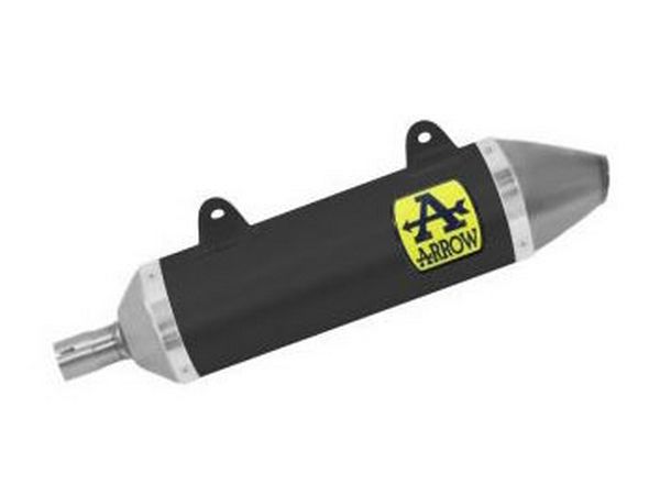 ARROW 52509AON Malaguti XTM125/XSM125 (2019+) Dark Aluminum Slip-on Exhaust "Thunder" – Accessories in the 2WheelsHero Motorcycle Aftermarket Accessories and Parts Online Shop