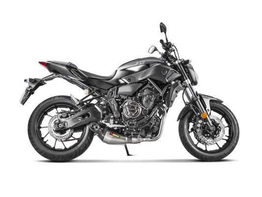 AKRAPOVIC S-Y7R5-HEGEH Yamaha MT-07 / FZ-07 (2020+) Exhaust System "Racing Line" (titanium) – Accessories in the 2WheelsHero Motorcycle Aftermarket Accessories and Parts Online Shop