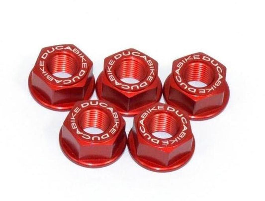 5DSB01 - DUCABIKE Ducati Rear Sprocket Carrier Nuts (M10x1.0) – Accessories in the Motoraider Motorcycle Aftermarket Accessories and Parts Online Shop