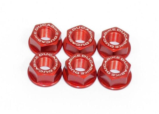 6DSB03 - DUCABIKE Ducati Rear Sprocket Carrier Nuts set – Accessories in the Motoraider Motorcycle Aftermarket Accessories and Parts Online Shop