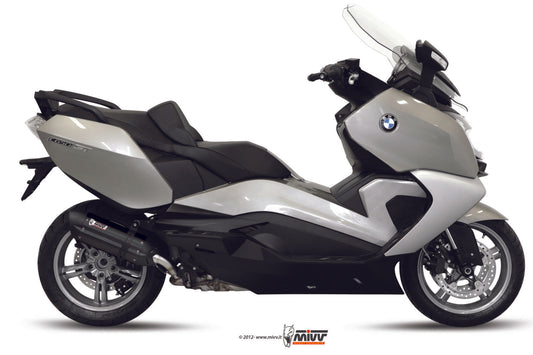 MIVV B.013 BMW C 650 GT (12/16) Slip-on Exhaust "Suono" (black; approved) – Accessories in the 2WheelsHero Motorcycle Aftermarket Accessories and Parts Online Shop