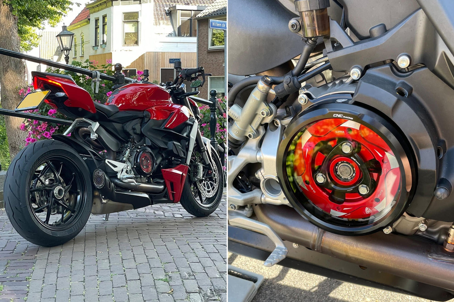 CA202 - CNC RACING Ducati Panigale V2 / Streetfighter Clear Clutch Cover – Accessories in the Motoraider Motorcycle Aftermarket Accessories and Parts Online Shop