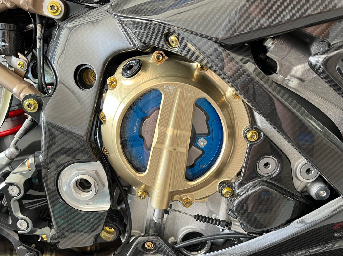 CA801 - CNC RACING BMW M series / S series (2019+) Clear Clutch Cover (cable control) – Accessories in the Motoraider Motorcycle Aftermarket Accessories and Parts Online Shop