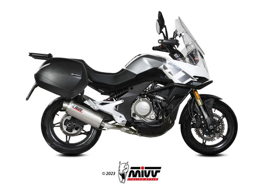 MIVV CF.002 CF MOTO 650MT ( 2021+ ) Slip-on Exhaust "Oval" (stainless steel; approved) – Accessories in the 2WheelsHero Motorcycle Aftermarket Accessories and Parts Online Shop