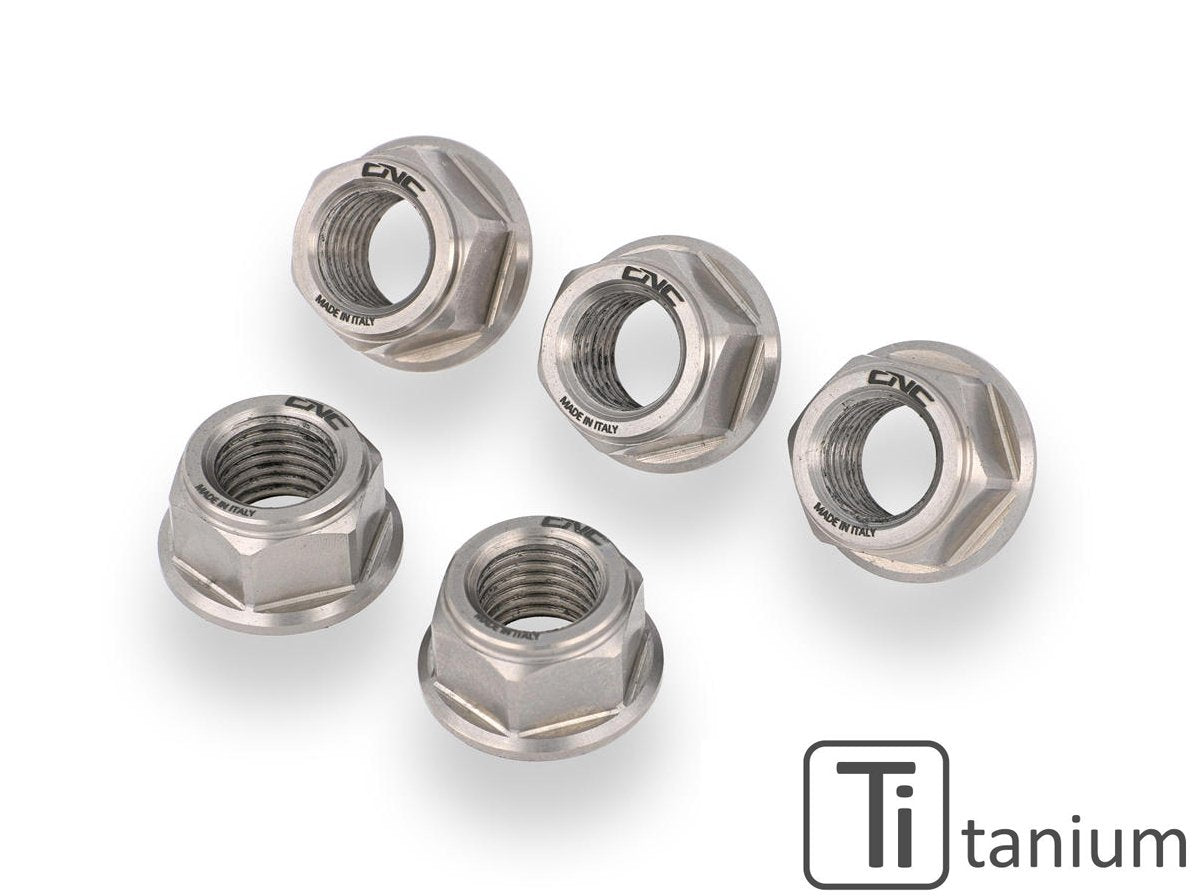 DA383X - CNC RACING Aprilia Titanium Rear Sprocket Nuts (M10x1.25) – Accessories in the Motoraider Motorcycle Aftermarket Accessories and Parts Online Shop