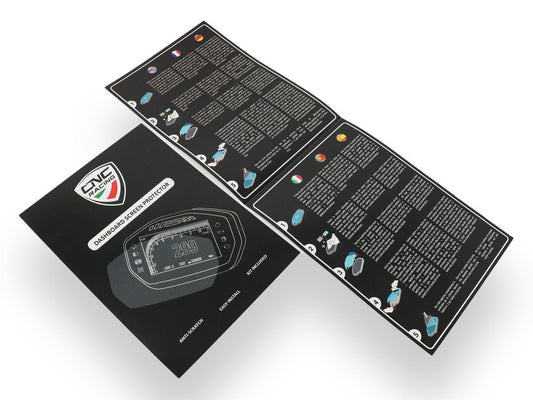 DP007 - CNC RACING Ducati Scrambler 800 / 400 Dashboard Screen Protectors kit – Accessories in the Motoraider Motorcycle Aftermarket Accessories and Parts Online Shop