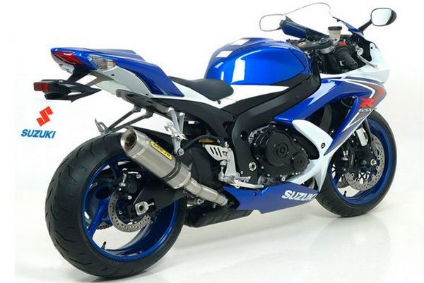 ARROW 71334MI+71702AO Suzuki GSX-R750 IE (06/07) Full Exhaust System "Competition Evo Thunder" (racing; aluminum) – Accessories in the 2WheelsHero Motorcycle Aftermarket Accessories and Parts Online Shop