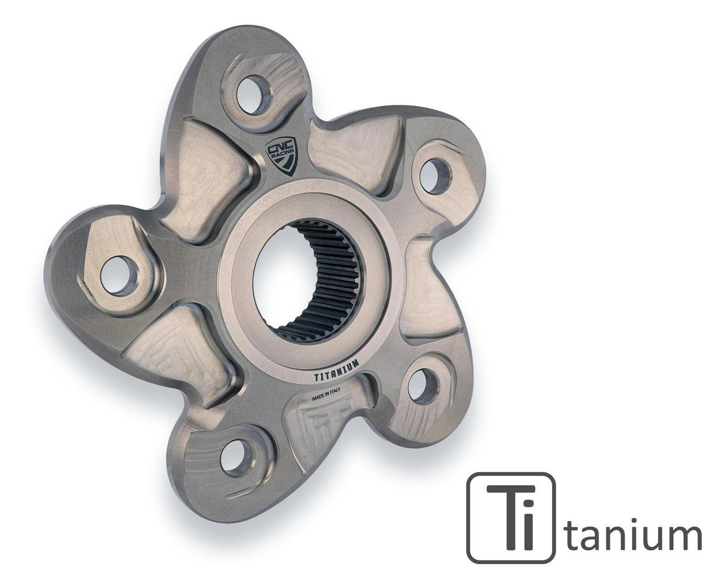 FL500X - CNC RACING Ducati Titanium Rear Sprocket Flange (carrier) – Accessories in the Motoraider Motorcycle Aftermarket Accessories and Parts Online Shop