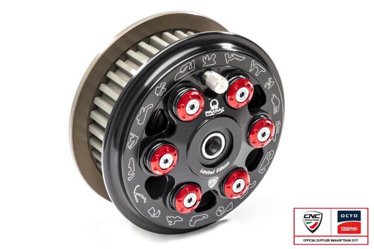 FR361PR - CNC RACING Ducati 6 Springs Slipper Clutch "Master Tech" Pramac Racing Limited Edition – Accessories in the Motoraider Motorcycle Aftermarket Accessories and Parts Online Shop