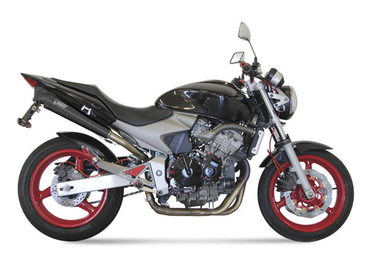 MIVV H.020 HONDA Hornet 600 ( 2003 / 06 ) Slip on Exhaust "X-Cone" (black; approved) – Accessories in the 2WheelsHero Motorcycle Aftermarket Accessories and Parts Online Shop