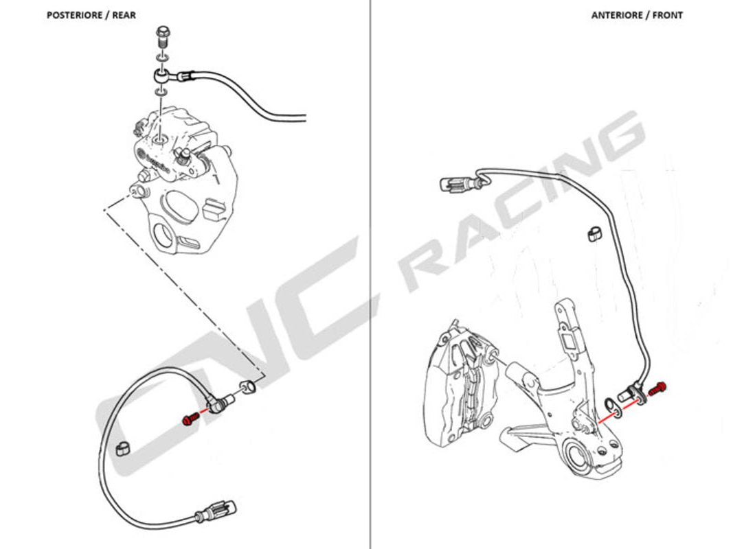KV377X - CNC RACING Ducati Multistrada V2/950/Enduro Titanium ABS Speed Sensor Screw – Accessories in the Motoraider Motorcycle Aftermarket Accessories and Parts Online Shop