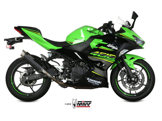 MIVV K.047 KAWASAKI NINJA 400 ( 2018+ ) Slip On Exhaust "GP Pro" (black; approved) – Accessories in the 2WheelsHero Motorcycle Aftermarket Accessories and Parts Online Shop