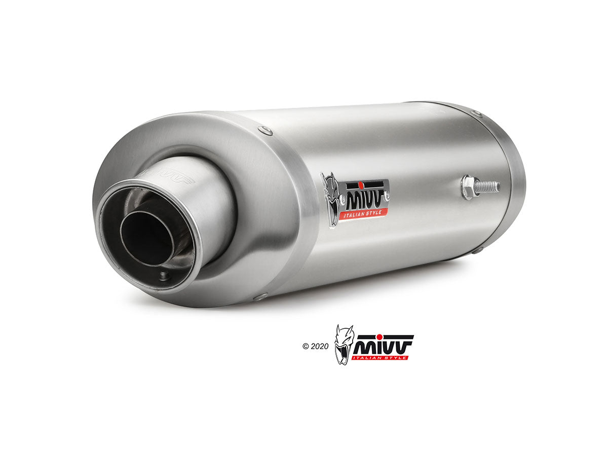 MIVV UY.016 YAMAHA YZF 1000 R1 (2004 - 2006) Underseat Dual Slip-on Exhaust "OVAL" (Stainless Steel; approved) – Accessories in the 2WheelsHero Motorcycle Aftermarket Accessories and Parts Online Shop