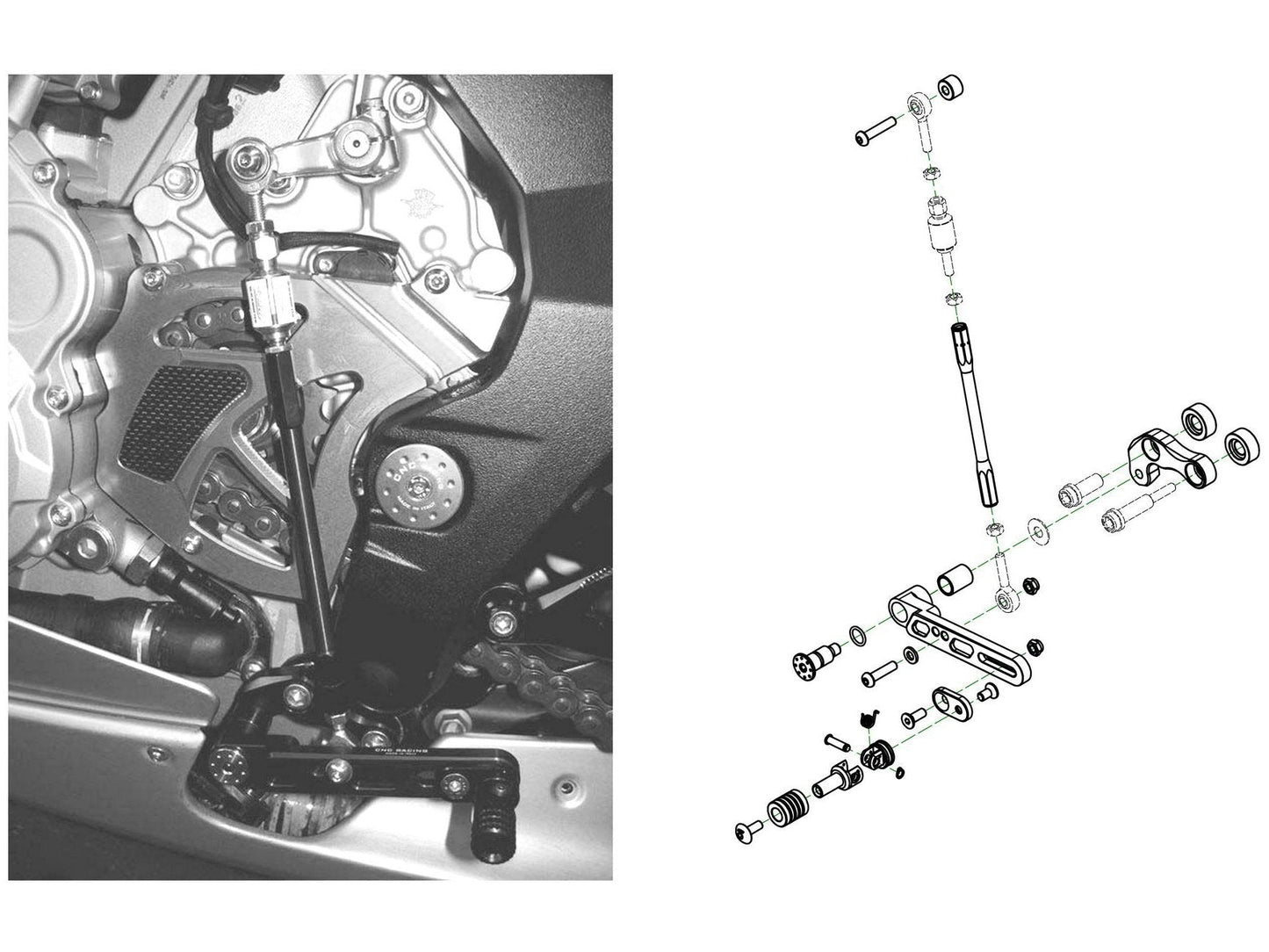 PE330 - CNC RACING MV Agusta Reverse Shift (for CNC RACING rearsets) – Accessories in the Motoraider Motorcycle Aftermarket Accessories and Parts Online Shop