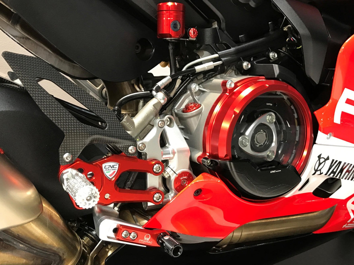 PE400PR - CNC RACING Ducati Panigale V2 (12/24) Adjustable Rearset (Pramac edition) – Accessories in the Motoraider Motorcycle Aftermarket Accessories and Parts Online Shop