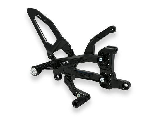 PE407 - CNC RACING Ducati Panigale V4 (18/24) Adjustable Rearset "Easy" – Accessories in the Motoraider Motorcycle Aftermarket Accessories and Parts Online Shop
