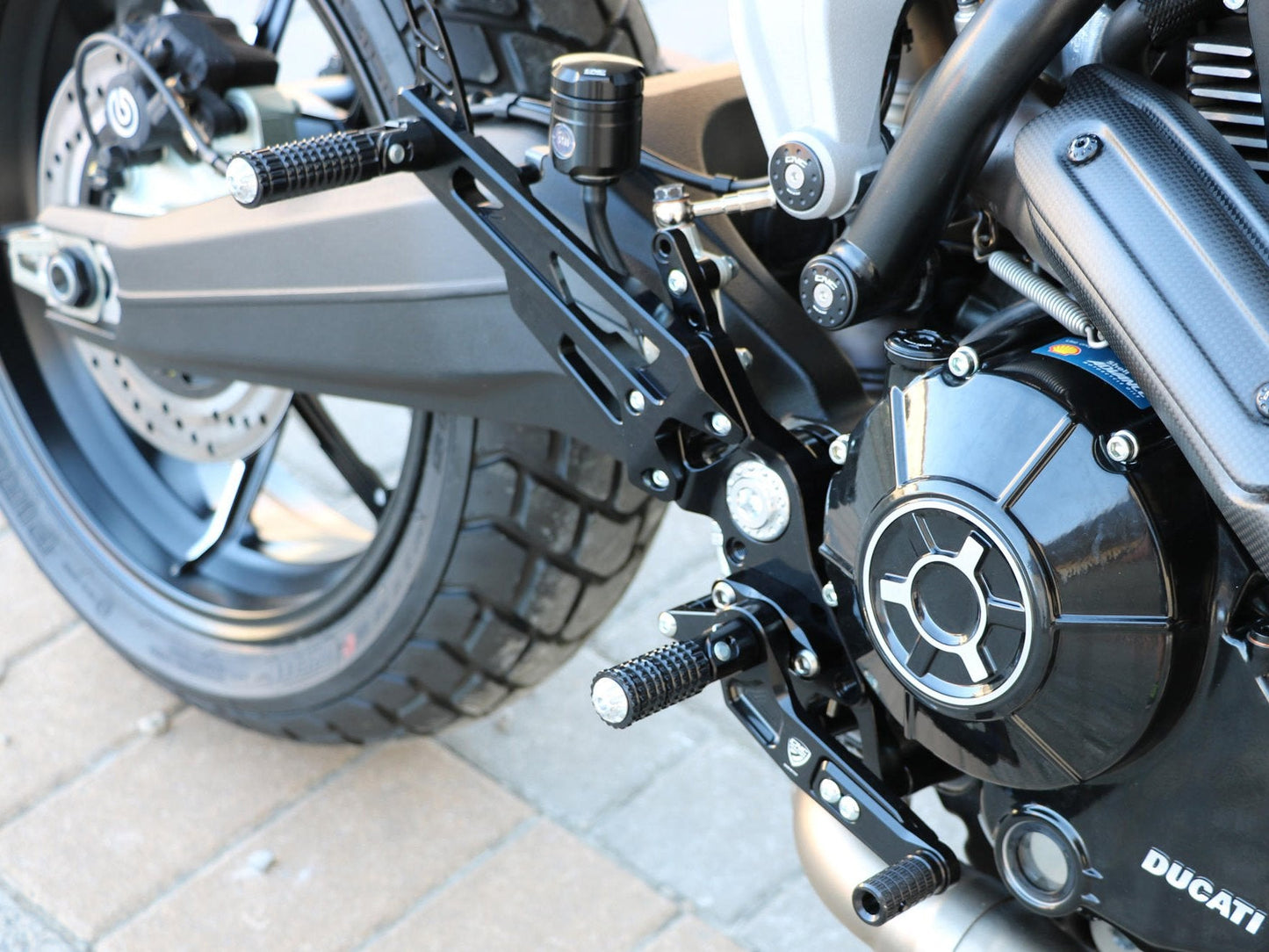 PE445 - CNC RACING Ducati Scrambler / Monster 797 Adjustable Rearset – Accessories in the Motoraider Motorcycle Aftermarket Accessories and Parts Online Shop