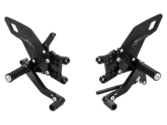 PE505 - CNC RACING Aprilia RSV4 / Tuono V4 (09/16) Adjustable Rearset "Easy" – Accessories in the Motoraider Motorcycle Aftermarket Accessories and Parts Online Shop