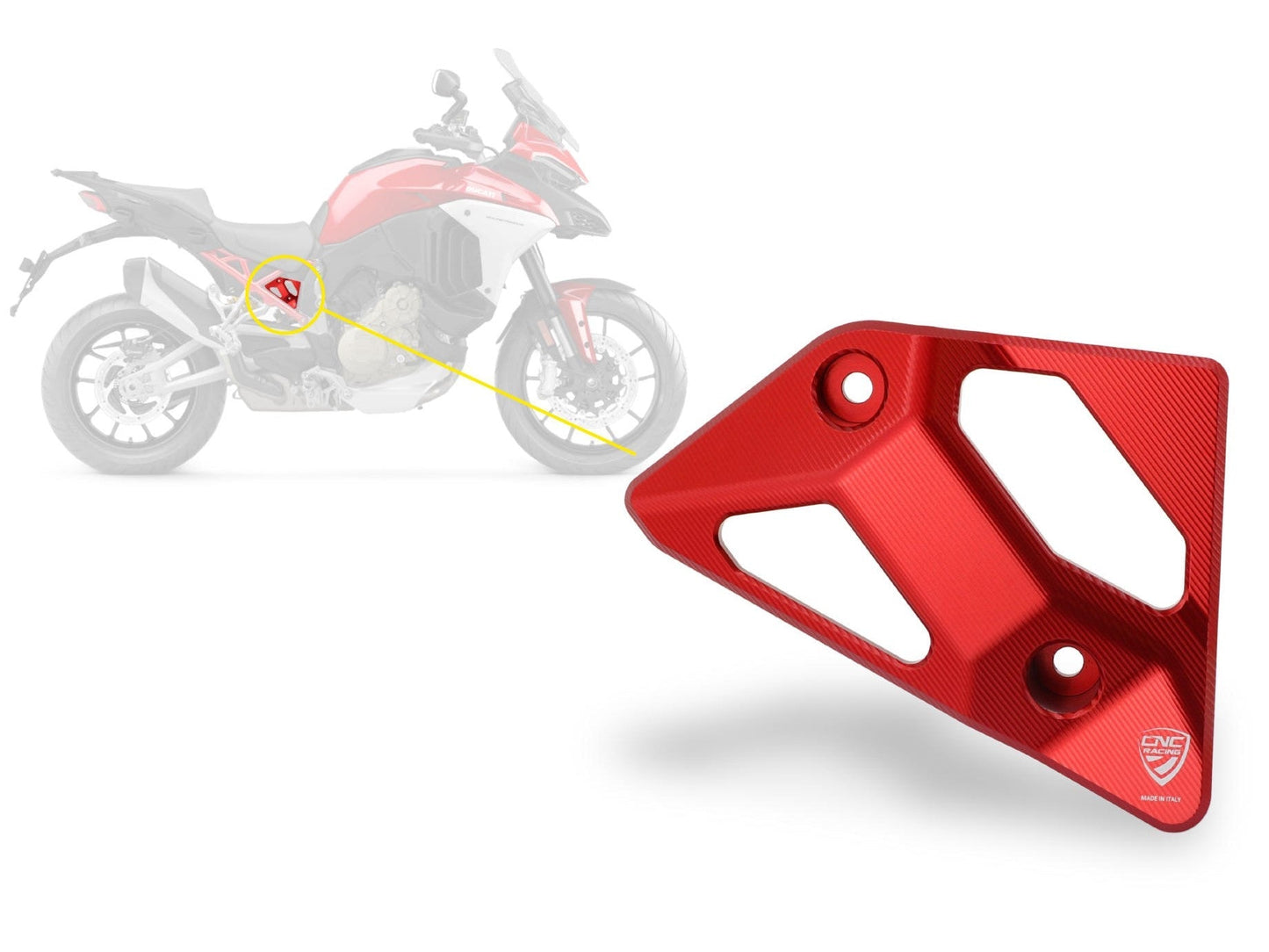 PR230 - CNC RACING Ducati Multistrada V4 (2021+) Voltage Regulator Cover – Accessories in the Motoraider Motorcycle Aftermarket Accessories and Parts Online Shop