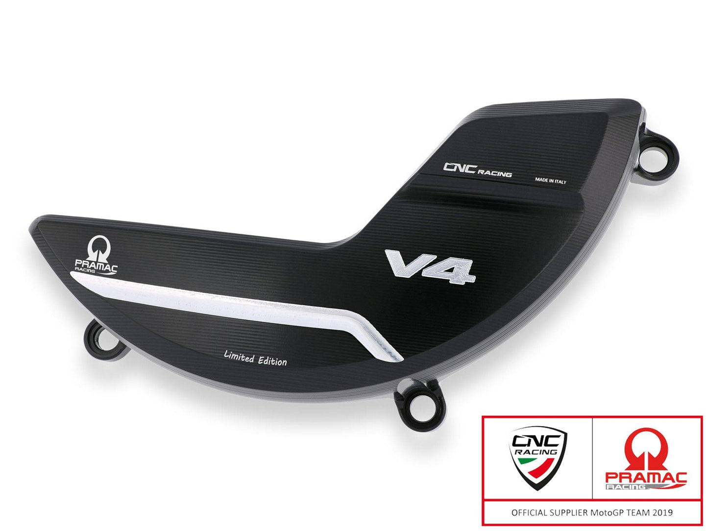 PR310PR - CNC RACING Ducati Multistrada V4 RS / Panigale V4 / Streetfighter V4 Clutch Cover Guard (Pramac edition) – Accessories in the Motoraider Motorcycle Aftermarket Accessories and Parts Online Shop