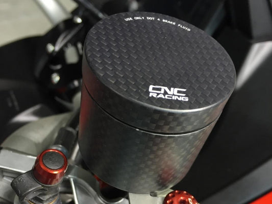 SE801 - CNC RACING Universal 25 ml Carbon Front Brake Fluid Tank – Accessories in the Motoraider Motorcycle Aftermarket Accessories and Parts Online Shop