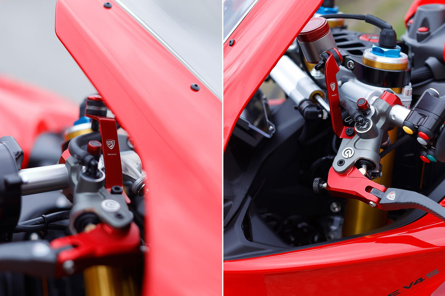 CNC RACING SEA21 Ducati Panigale V4 / V4S (2025+) Bracket Kit For Clutch And Brake Fluid Tank – Accessories in the Motoraider Motorcycle Aftermarket Accessories and Parts Online Shop