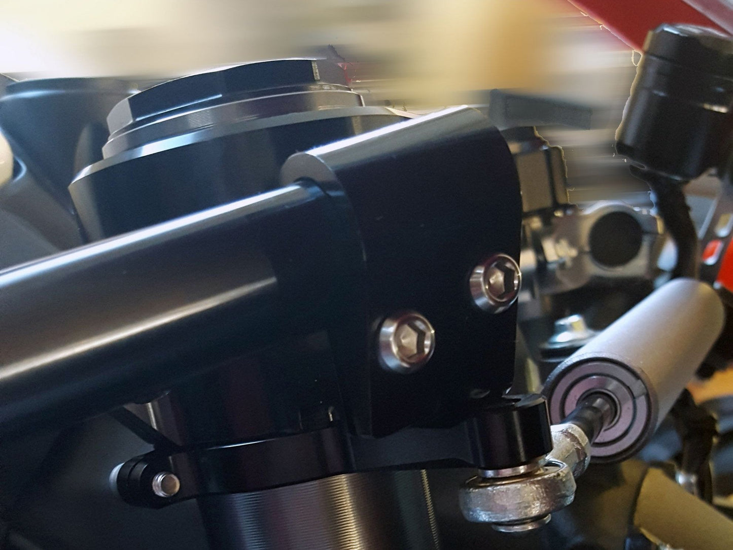 SD102 - CNC RACING Ducati Panigale V2 (12/24) Steering Damper Bracket (Ø 53 mm) – Accessories in the Motoraider Motorcycle Aftermarket Accessories and Parts Online Shop