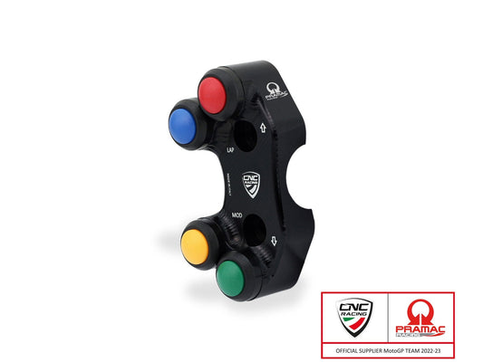 SWD22PR - CNC RACING Ducati Panigale V2 (20/24) Left Handlebar Switch (racing; Pramac edition) – Accessories in the Motoraider Motorcycle Aftermarket Accessories and Parts Online Shop
