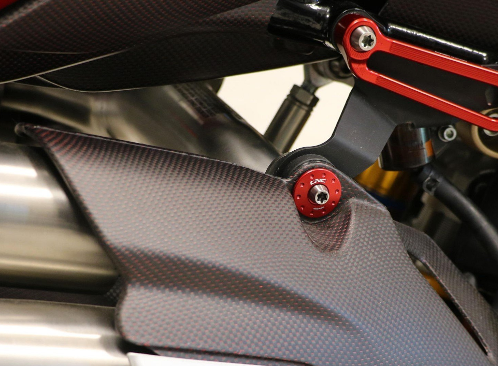 KV452 - CNC RACING MV Agusta Brutale Exhaust Silencer Bracket Collar Screw – Accessories in the Motoraider Motorcycle Aftermarket Accessories and Parts Online Shop