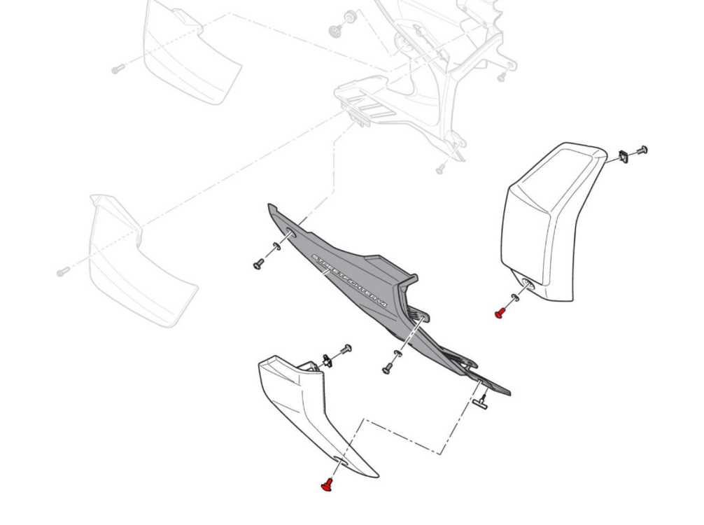 KV456 - CNC RACING Ducati Streetfighter V4 Radiator Side Panels Screws – Accessories in the Motoraider Motorcycle Aftermarket Accessories and Parts Online Shop