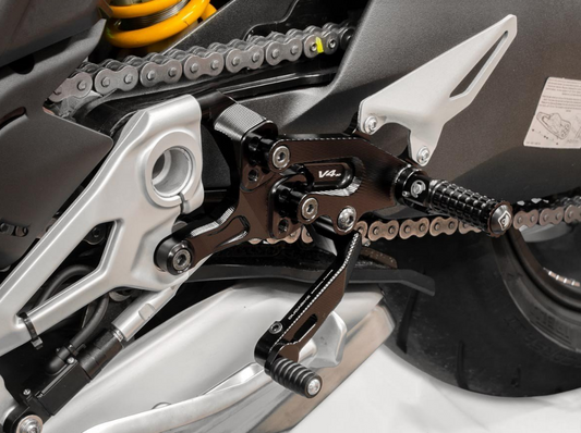 PRSFV401 - DUCABIKE Ducati Streetfighter V4 (2020+) Adjustable Rearset – Accessories in the Motoraider Motorcycle Aftermarket Accessories and Parts Online Shop