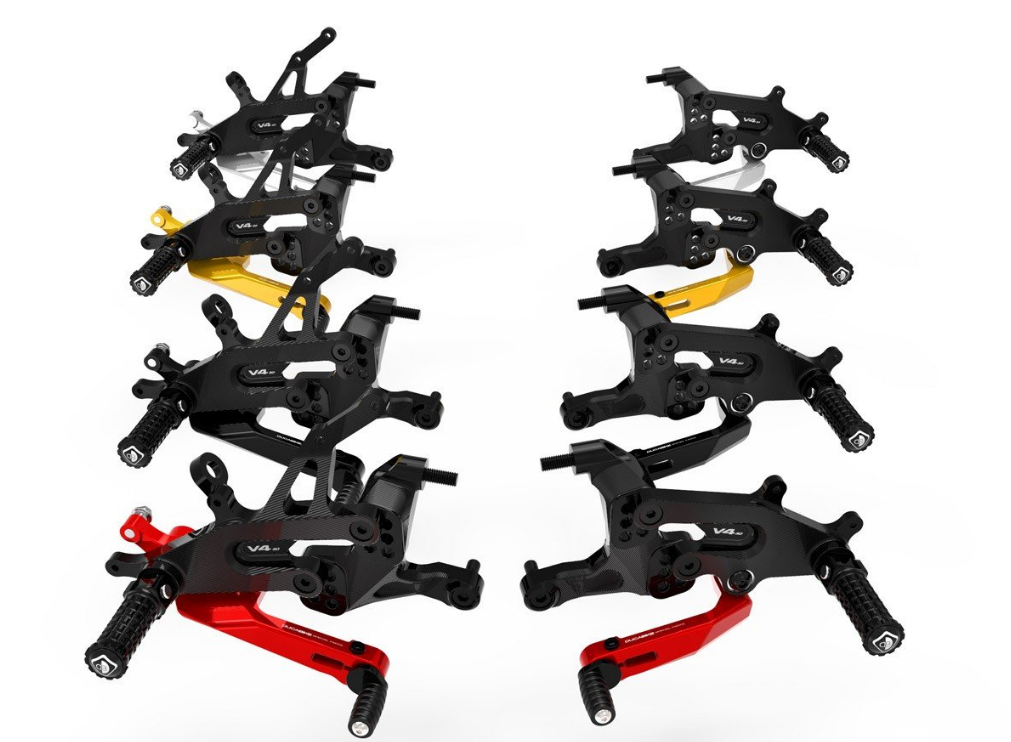 PRSFV401 - DUCABIKE Ducati Streetfighter V4 (2020+) Adjustable Rearset – Accessories in the Motoraider Motorcycle Aftermarket Accessories and Parts Online Shop