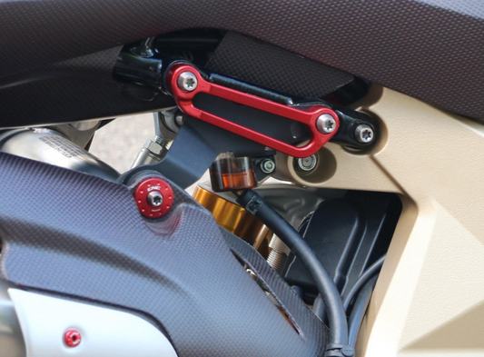 PET51 - CNC RACING MV Agusta Brutale 1000 RR Rear Footrest Removal Plates – Accessories in the Motoraider Motorcycle Aftermarket Accessories and Parts Online Shop