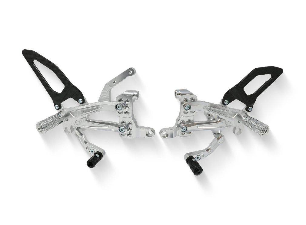 PE410 - CNC RACING Ducati Streetfighter V4 Adjustable Rearset (carbon heel guards) – Accessories in the Motoraider Motorcycle Aftermarket Accessories and Parts Online Shop