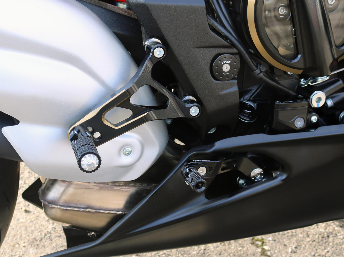 PE227 - CNC RACING MV Agusta F3 / Superveloce Adjustable Rearset – Accessories in the Motoraider Motorcycle Aftermarket Accessories and Parts Online Shop