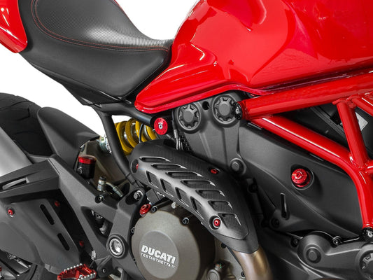 TT354 - CNC RACING Ducati Monster 1200/821 Rear Subframe Caps set – Accessories in the Motoraider Motorcycle Aftermarket Accessories and Parts Online Shop