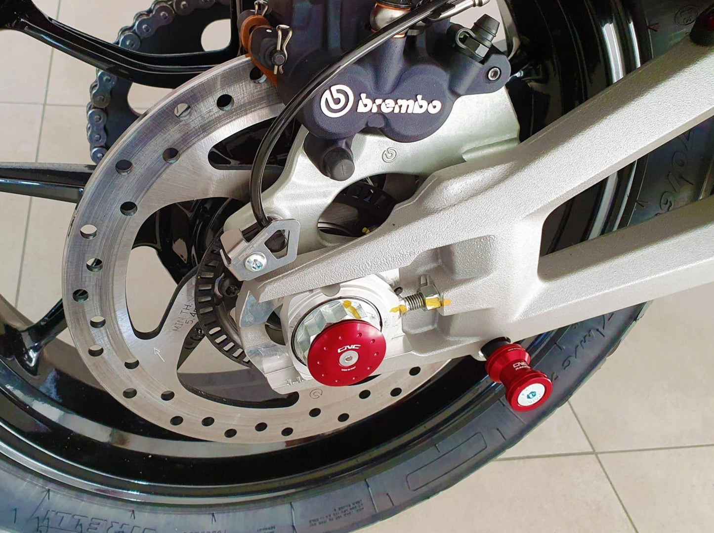 SC195 - CNC RACING Ducati Hypermotard 698 Mono / Multistrada Swingarm Spools – Accessories in the Motoraider Motorcycle Aftermarket Accessories and Parts Online Shop