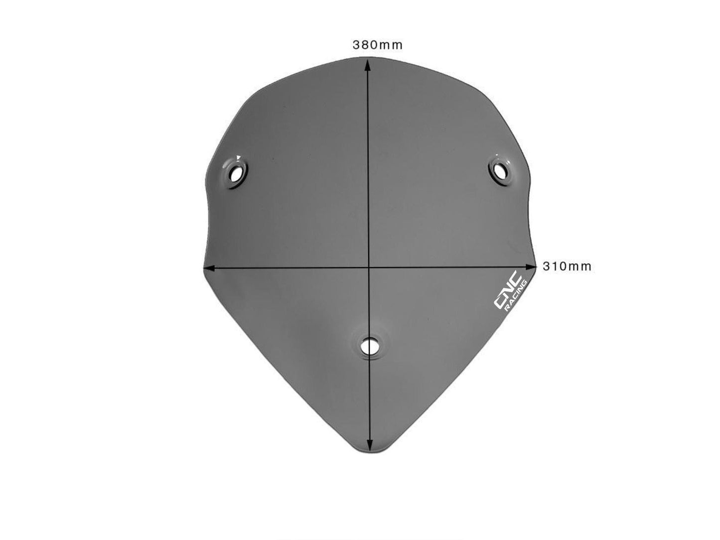 WS350 - CNC RACING Ducati Multistrada (2015+) Wind Screen "Sport" – Accessories in the Motoraider Motorcycle Aftermarket Accessories and Parts Online Shop