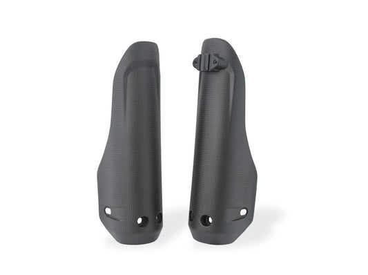 ZA268 - CNC RACING Ducati Hypermotard 698 Mono (2024+) Carbon Fork Legs Protectors – Accessories in the Motoraider Motorcycle Aftermarket Accessories and Parts Online Shop