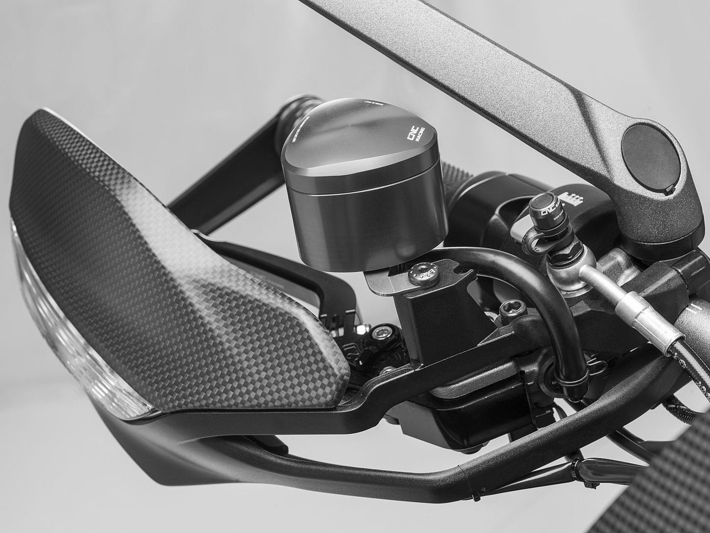 ZA985 - CNC RACING Ducati Multistrada / Hypermotard Carbon Upper Handguard – Accessories in the Motoraider Motorcycle Aftermarket Accessories and Parts Online Shop